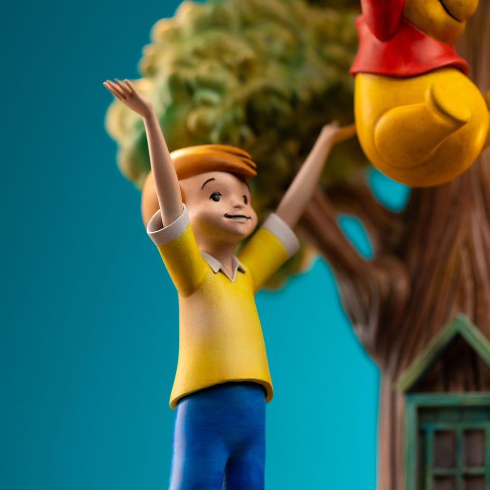 Disney Classics Deluxe Art Scale Statue 1/10 Winnie the Pooh and Friends (100th Anniversary) 31 cm