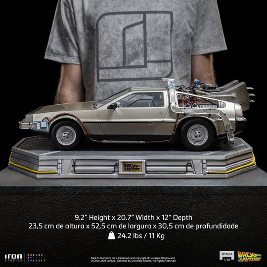Back to the Future Art Scale Statue 1/10 DeLorean 53 cm