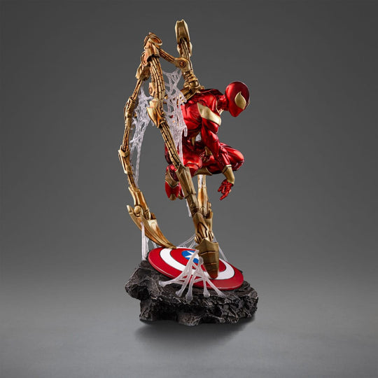 Marvel Art Scale Deluxe Statue 1/10 Spider-man Iron Armor Comics (CCXP Exclusive 2024) 24 cm