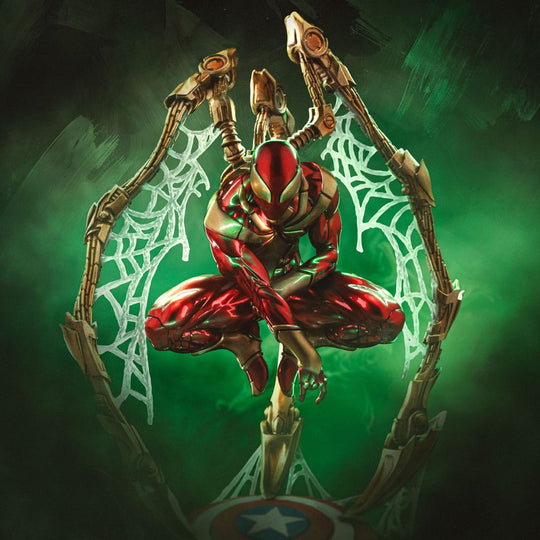 Marvel Art Scale Deluxe Statue 1/10 Spider-man Iron Armor Comics (CCXP Exclusive 2024) 24 cm