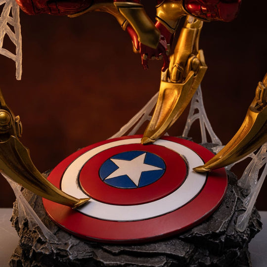Marvel Art Scale Deluxe Statue 1/10 Spider-man Iron Armor Comics (CCXP Exclusive 2024) 24 cm
