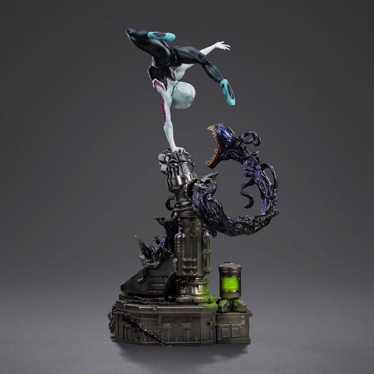 Spider-Man vs Villains Art Scale Statue 1/10 Ghost Spider Diorama  34 cm