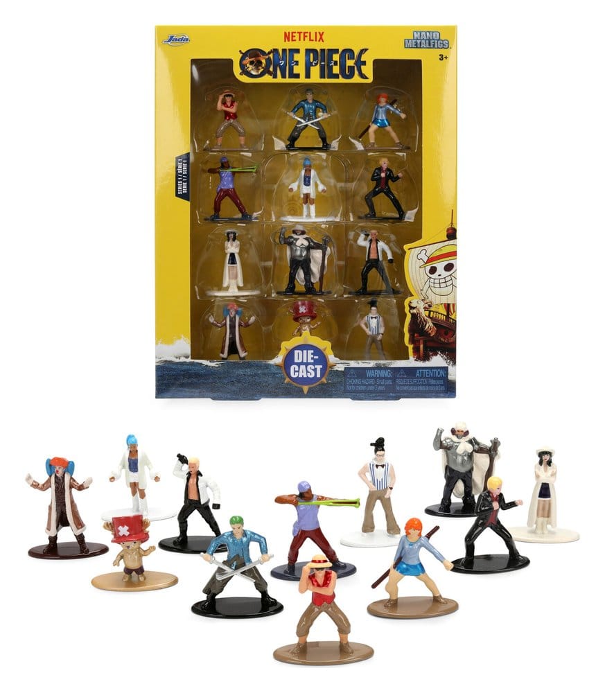 One Piece Nano Metalfigs Mini Figures 12-Pack Assortment (12)