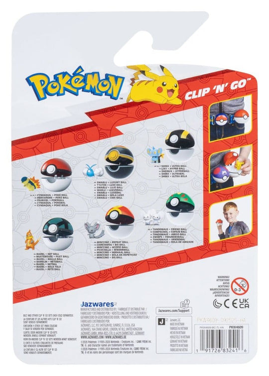 Pokémon Clip 'n' Go Minifigures Poké Balls ver. 23 Assortment (6)