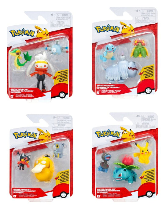 Pokémon Battle Figure Action Figures 3-Pack ver. 29 Assortment (4)