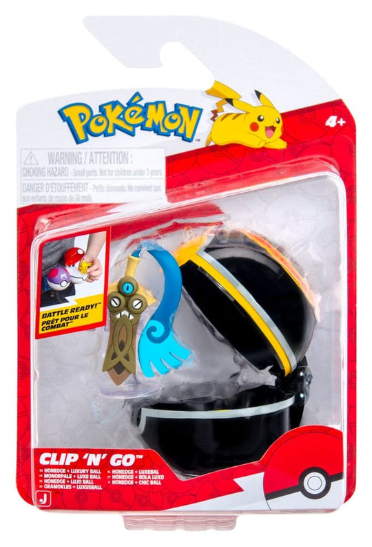 Pokémon Clip 'n' Go Action Figure Wave 22 Honedge & Luxury Ball