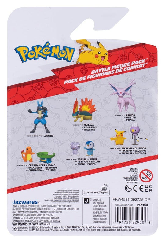 Pokémon Battle Figure 2-Pack Drifloon & Pikachu