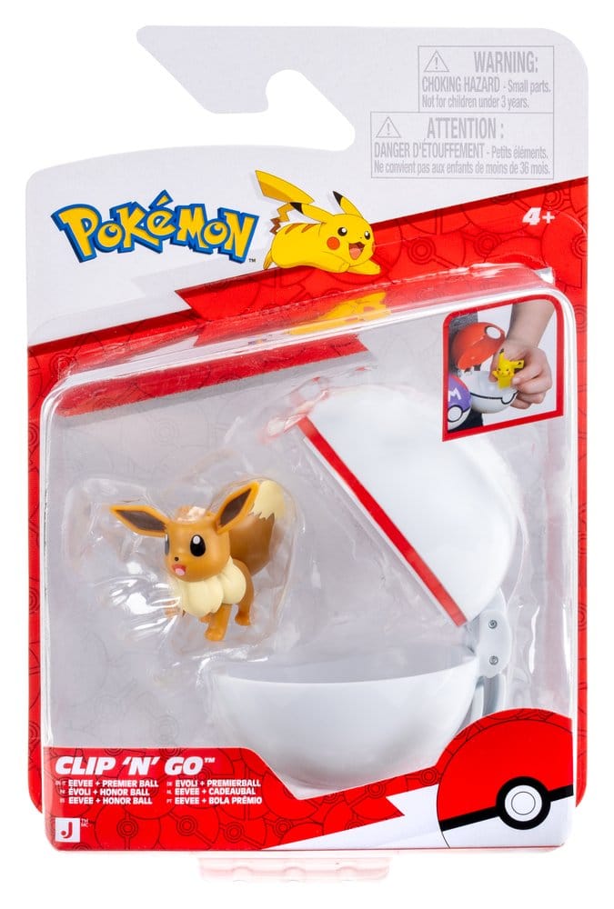 Pokémon Clip 'N' Go Eevee & Premier Ball