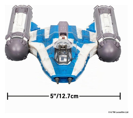 Star Wars Medium Vehicle BTL-B Y-wing Starfighter with Clone Captain Rex 13 cm