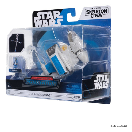 Star Wars Medium Vehicle & Figure set New Republic B-wing & B-Wing Pilot