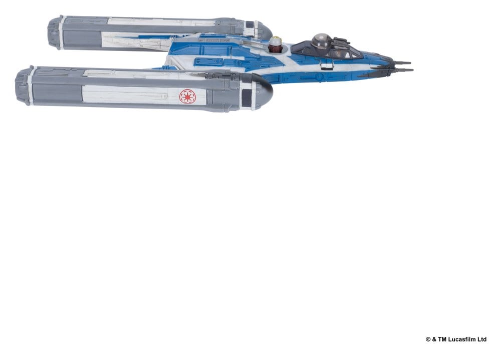 Star Wars Medium Vehicle & Figure set BTL-B Y-wing & Ahsoka & R7-A7
