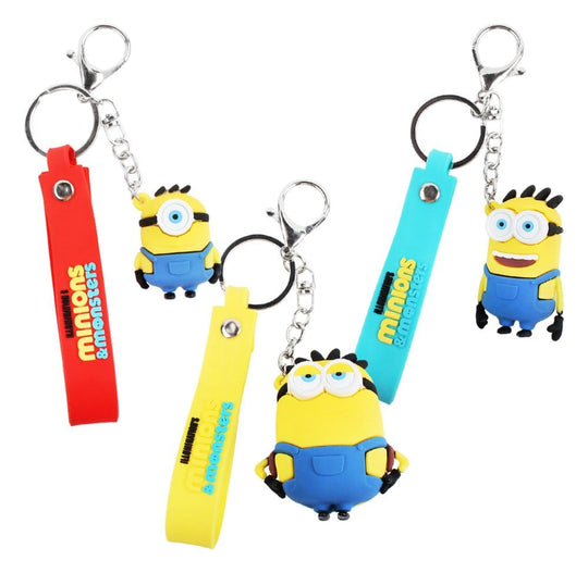 Minions 3D Keychain Clip On Blind Box Assortment (24)