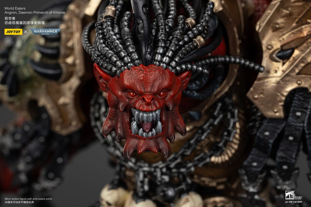 Warhammer 40k Actionfigur World Eaters Angron Daemon Primarch of Khorne 48 cm