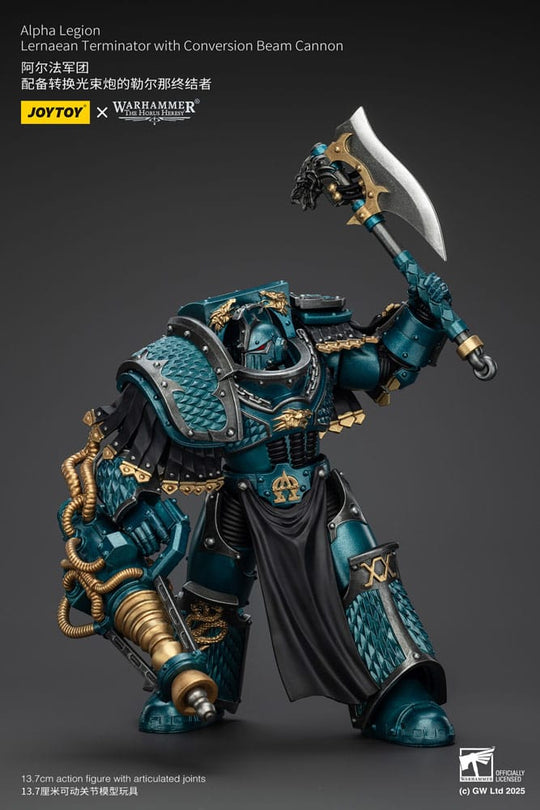 Warhammer The Horus Heresy Action Figure Alpha Legion Lernaean Terminator with Conversion Beam Cannon 20 cm