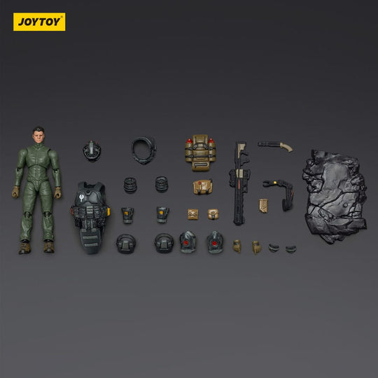 Steel Ride Corps Dark Source Action Figur Assaulter Volok 7 cm