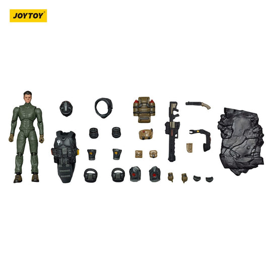 Steel Ride Corps Dark Source Action Figur Assaulter Volok 7 cm