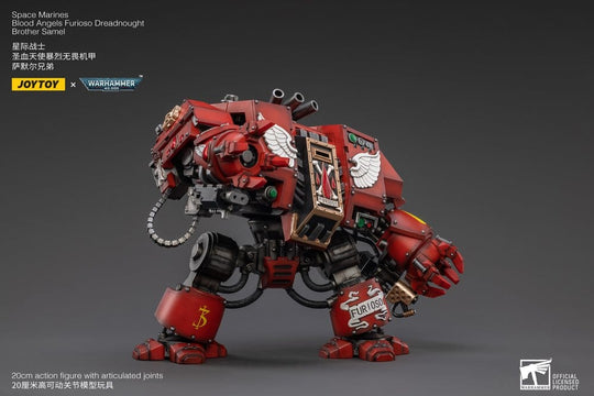Warhammer 40,000 Action Figure Blood Angels Furioso Dreadnought Brother Samel 20 cm
