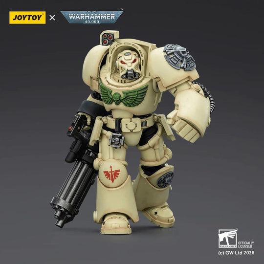 Warhammer 40,000 Action Figure Dark Angels Deathwing Terminator 3 with Power Fist and Assault Cannon 14 cm