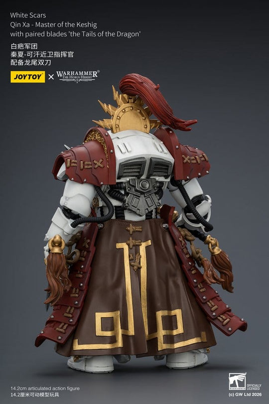 Warhammer The Horus Heresy Action Figure White Scars Qin Xa - Master of the Keshig 14 cm