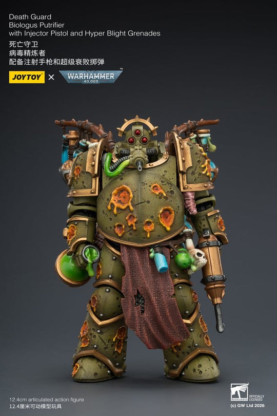 Warhammer 40,000 Action Figure Death Guard Biologus Putrifier 12 cm
