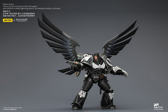 Warhammer 40,000 Action Figure Raven Guard Corvus Corax, Primarch of the XIX Legion 18 cm
