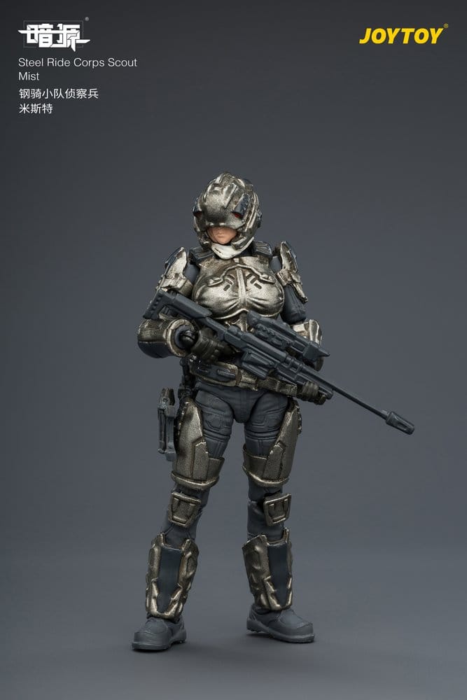 Dark Source Steel Ride Corps Action Figure Scout Mist 8 cm