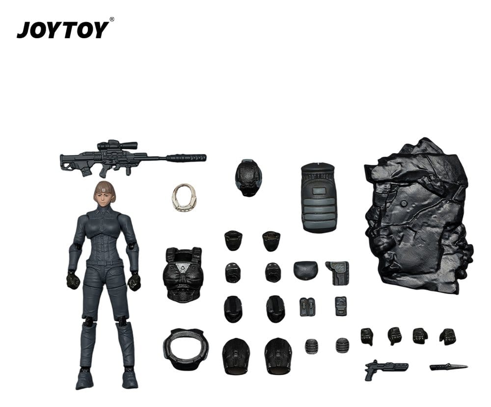 Dark Source Steel Ride Corps Action Figure Sniper Cinder 8 cm