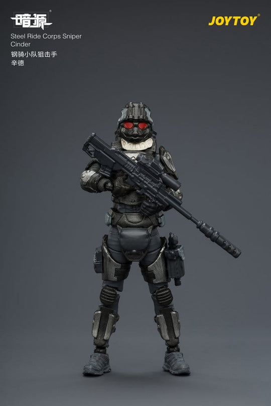 Dark Source Steel Ride Corps Action Figure Sniper Cinder 8 cm