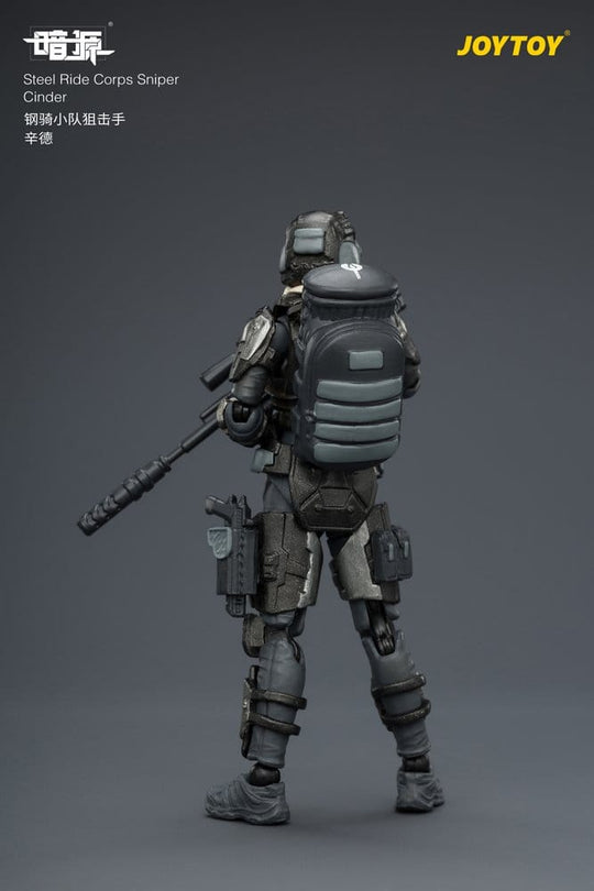 Dark Source Steel Ride Corps Action Figure Sniper Cinder 8 cm