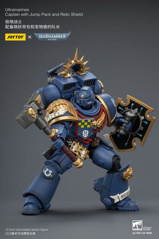 Warhammer Action Figure Ultramarines Captain 13 cm