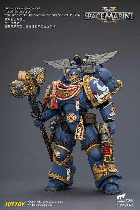 Warhammer Action Figure Game Edition Ultramarines Assault Intercessor 12 cm
