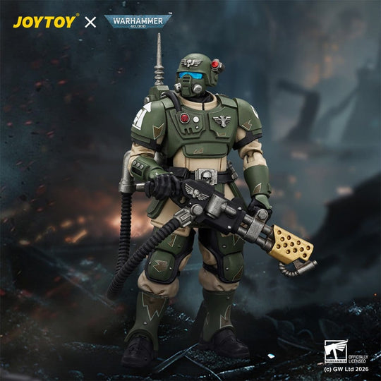 Warhammer Action Figure Astra Militarum Kasrkin 2 with Flamer