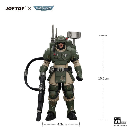 Warhammer Action Figure Astra Militarum Kasrkin 3 with Hot-shot Lasgun and Vox-caster