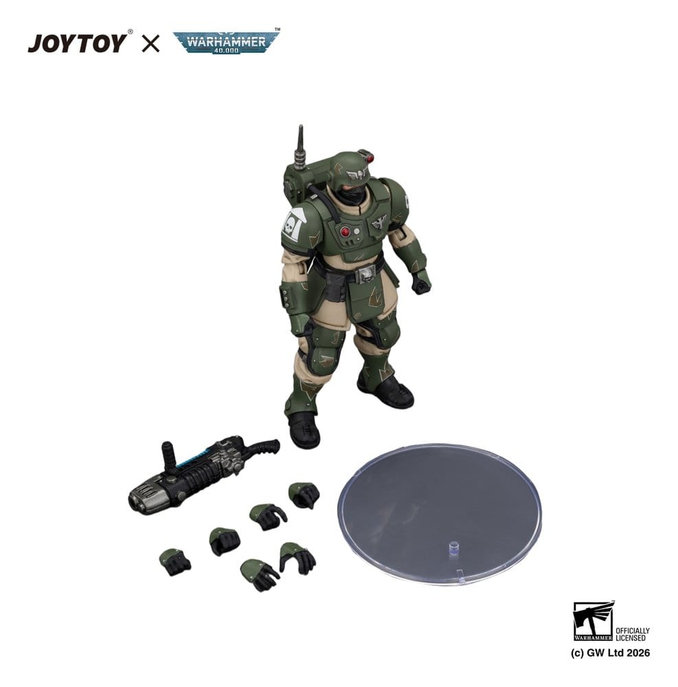 Warhammer Action Figure Astra Militarum Kasrkin 4 with Plasma Gun