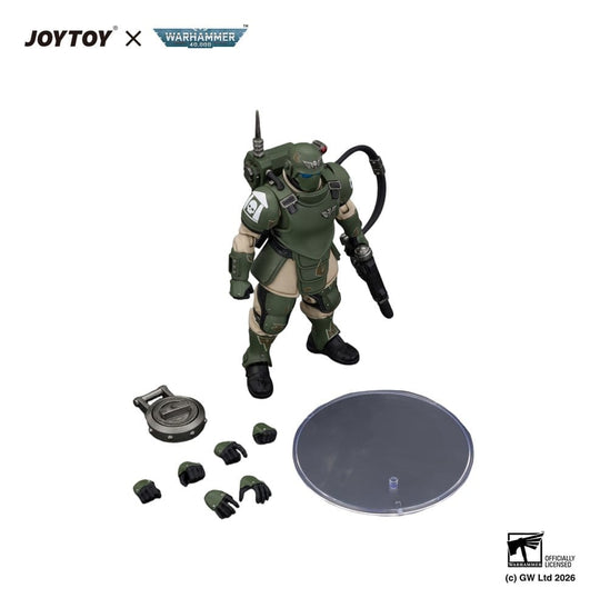 Warhammer Action Figure Astra Militarum Kasrkin 6 with Hot-shot Laspistol