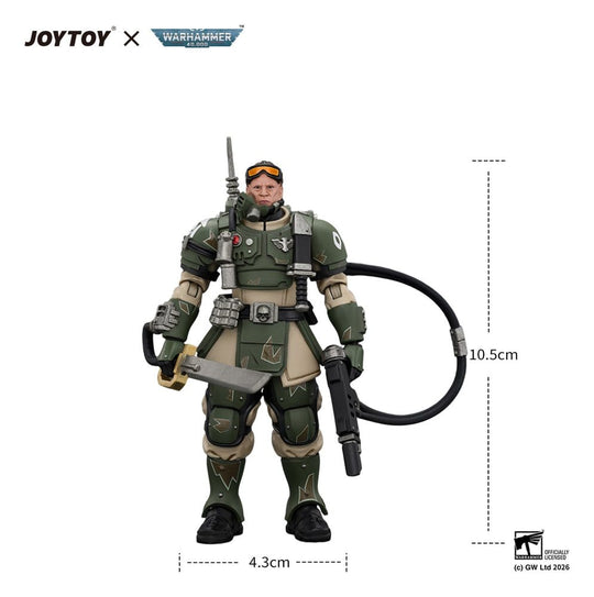 Warhammer Action Figure Astra Militarum Kasrkin 7 with Hot-shot Laspistol and Power Sword