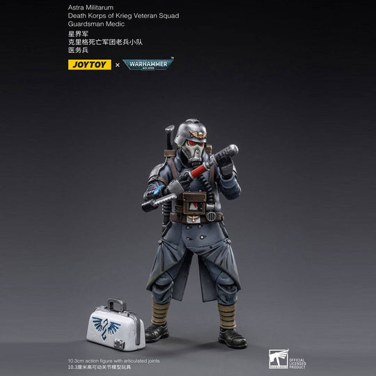 Warhammer 40k Action Figure 1/18 Death Korps of Krieg Veteran Squad Guardsman Medic 10 cm