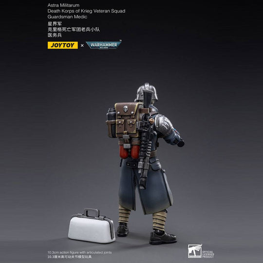 Warhammer 40k Action Figure 1/18 Death Korps of Krieg Veteran Squad Guardsman Medic 10 cm