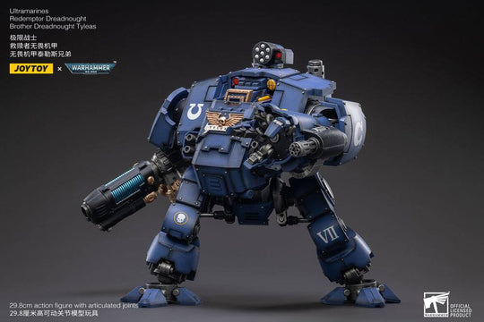 Warhammer 40,000 Action Figure 1/18 Ultramarines Redemptor Dreadnought Brother Dreadnought Tyleas 30 cm Reproduction