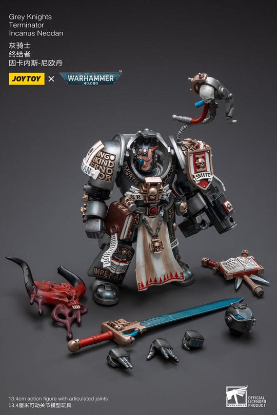 Warhammer 40k Action Figure 1/18 Grey Knights Terminator Incanus Neodan 13 cm