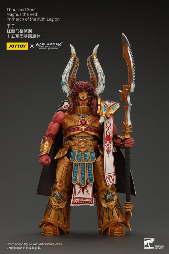 Warhammer The Horus Heresy Action Figure 1/18 Thousand sons Magnus the Red Primarch of the XVth Legion 22 cm