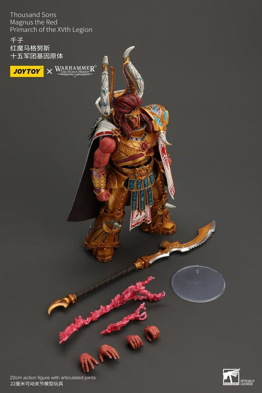 Warhammer The Horus Heresy Action Figure 1/18 Thousand sons Magnus the Red Primarch of the XVth Legion 22 cm