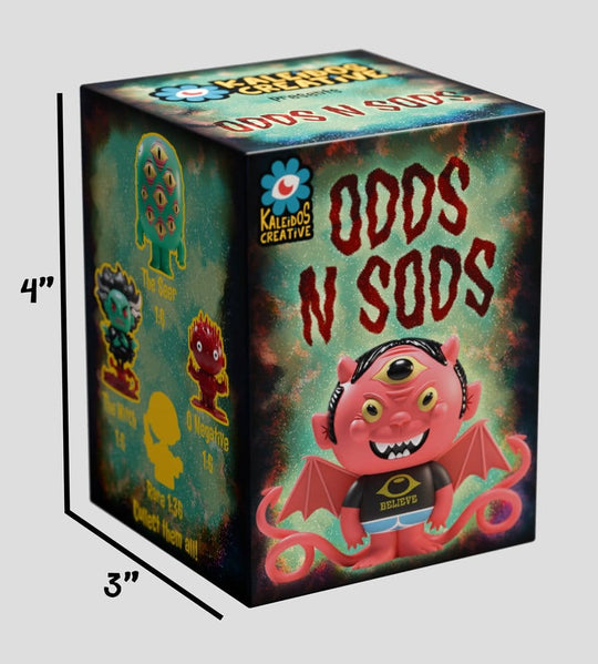 Odds N Sods Mini Figures S1 6 cm Blind Box Display (6)