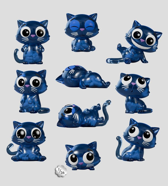 Catscans Mini Figures S1 6 cm Blind Box Display (9)