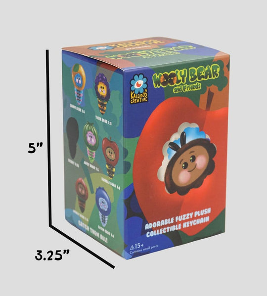 Wooly Bear and Friends Plush Keychain S1 7 cm Blind Box Display (6)