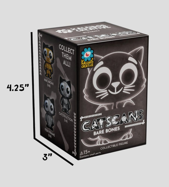 Catscans Mini Figures S2 Bare Bones 6 cm Blind Box Display (6)