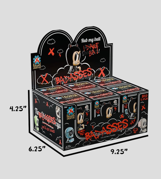 Tiny Shiny Hiney Peakers Mini Figures S2 7 cm Blind Box Display (6)