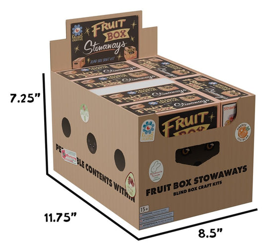 Fruit Box Stowaways DIY Craft Kit Blind Box Display (6)