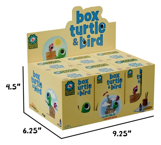 Box Turtle and Bird Mini Figures S1 9 cm Blind Box Display (6)