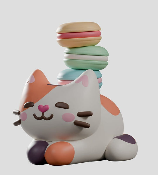 Bake Me a Cat Mini Figures S1 7 cm Blind Box Display (6)